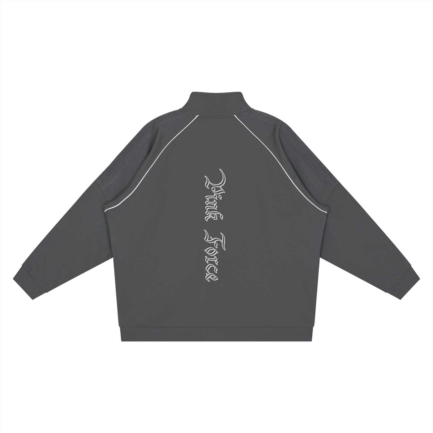 . Reflection Striped Raglan Sleeve  Jacket