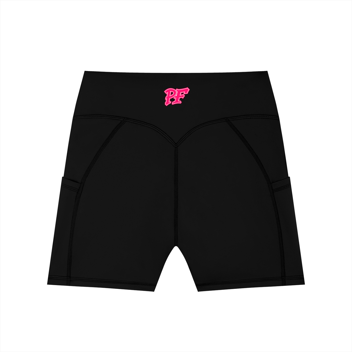 Women's High-Waisted Pocket Biker Shorts