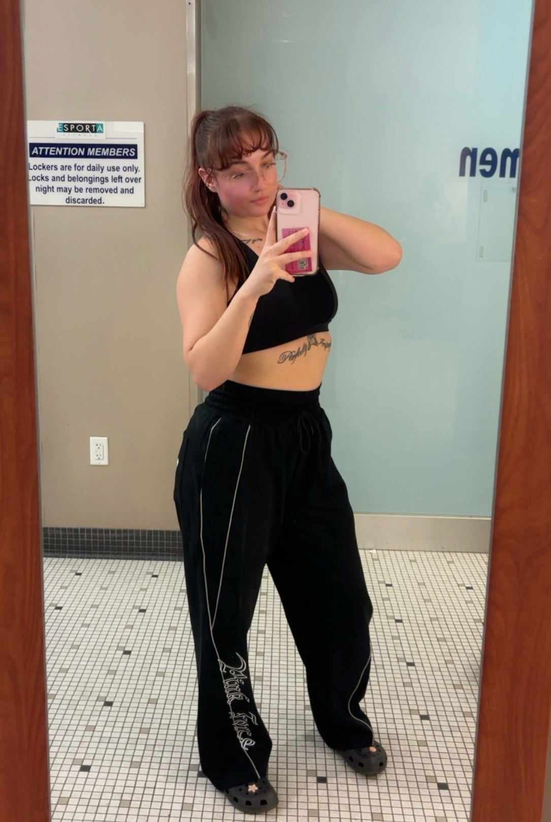 0. Reflection Striped Straight-Leg Sweatpants