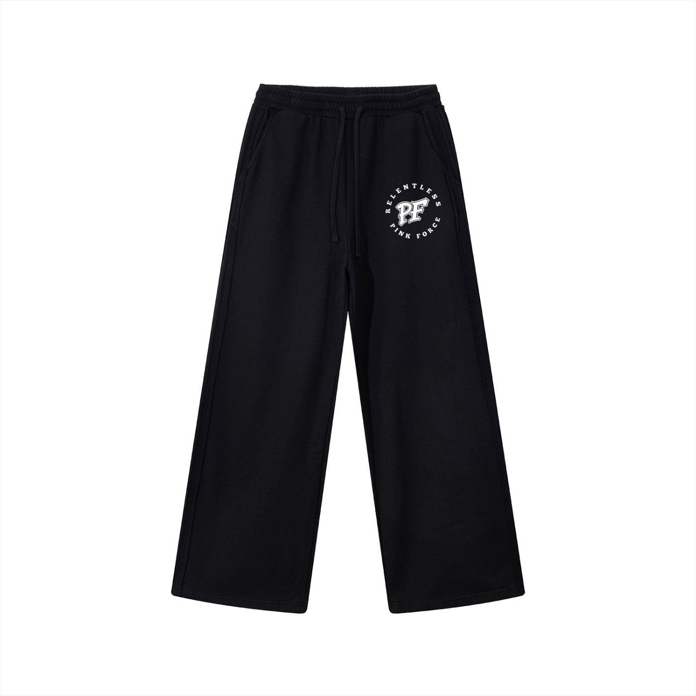 RELENTLESS Contrast Tape Straight-Leg Sweatpants