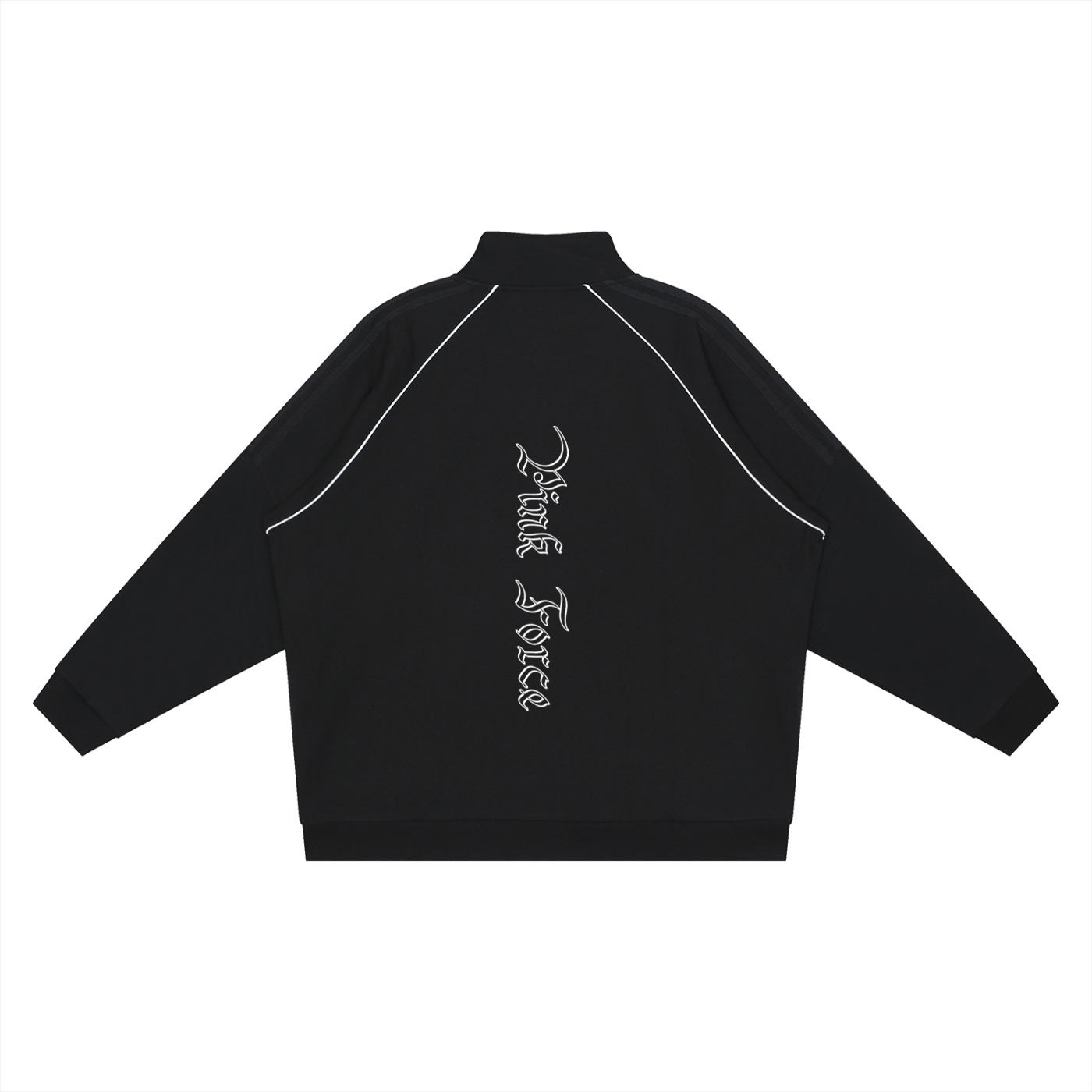 . Reflection Striped Raglan Sleeve  Jacket