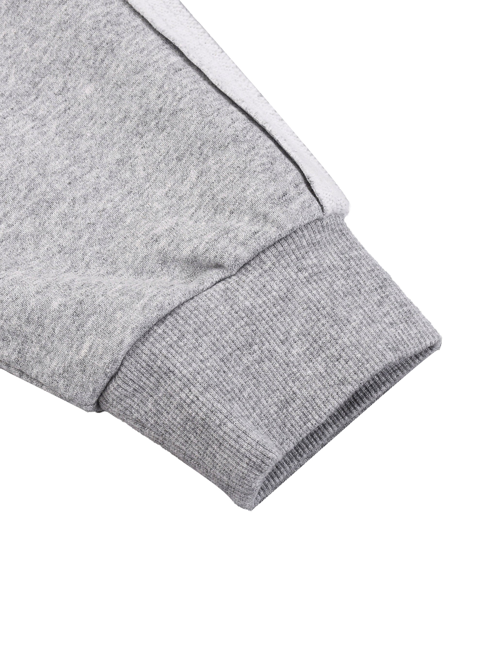 RELENTLESS Contrast Tape Raw Edge Double Layered Zip Hoodie